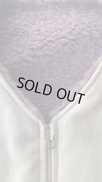 画像6: CUSHMAN(クッシュマン)ALPACA REVERSIBLE DECK VEST   OLIVE (6)