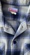 画像3: CUSHMAN  クッシュマン オンブレチェックオープンカラーシャツ　ブルー (3)