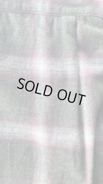 画像7: CUSHMAN  クッシュマン オンブレチェックオープンカラーシャツ レッド (7)