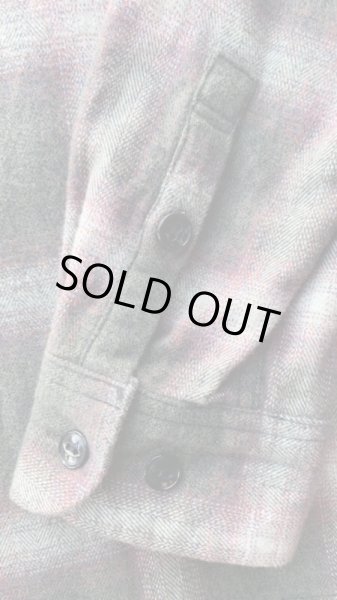 画像6: CUSHMAN  クッシュマン オンブレチェックオープンカラーシャツ レッド (6)