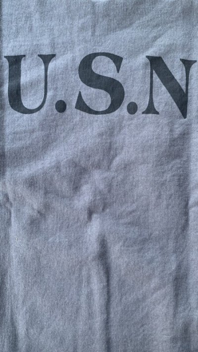 画像2: CUSHMAN(クッシュマン）U.S.N.　PILE SWEAT　TEE 502USN DARK GRAY