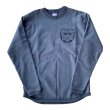 画像1: CUSHMAN(クッシュマン）U.S.N.　PILE SWEAT　TEE 502USN DARK GRAY (1)