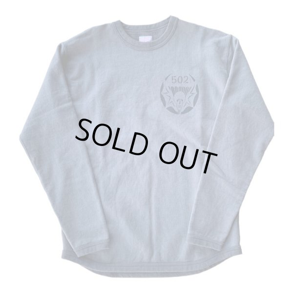 画像1: CUSHMAN(クッシュマン)U.S.N. PILE SWEAT TEE 502USN DARK GRAY (1)