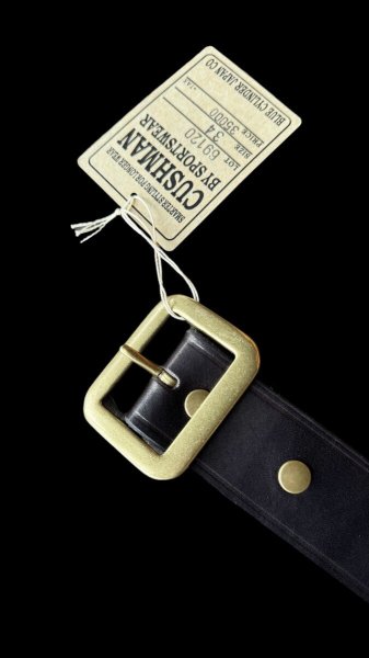 画像3: CUSHMAM クッシュマン BELT スタッズベルト BLACK (3)