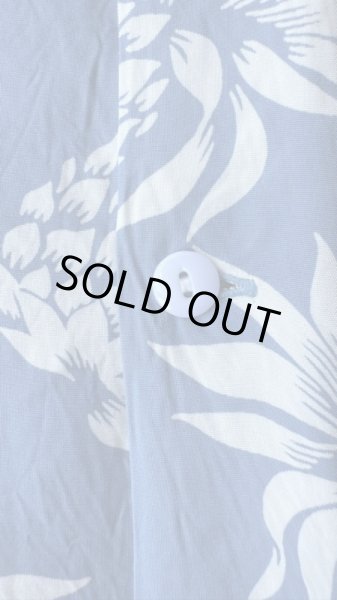 画像7: CUSHMAN ハワイアンシャツ パイナップル柄　クッシュマン　　SAX/WHITE (7)