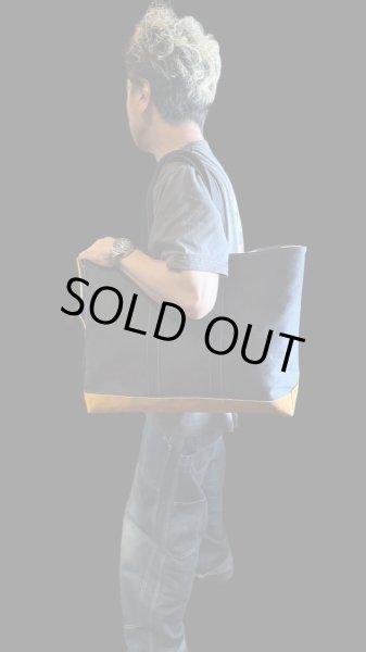 画像8: CUSHMAN クッシュマン　RIVERSIBLE TOTE BAG　LARGE　　１４oz DENIM (8)