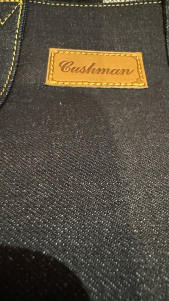 画像3: CUSHMAN クッシュマン RIVERSIBLE TOTE BAG LARGE  14oz DENIM (3)