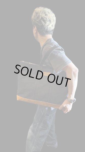 画像9: CUSHMAN クッシュマン　RIVERSIBLE TOTE BAG　LARGE　　１４oz DENIM (9)