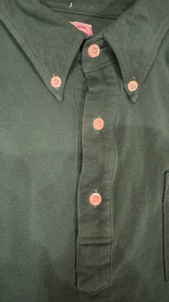 画像16: CUSHMAN(クッシュマン)SEED STITCH B.D POLO  MIXGRAY NAVY WHITE PINK GREEN (16)