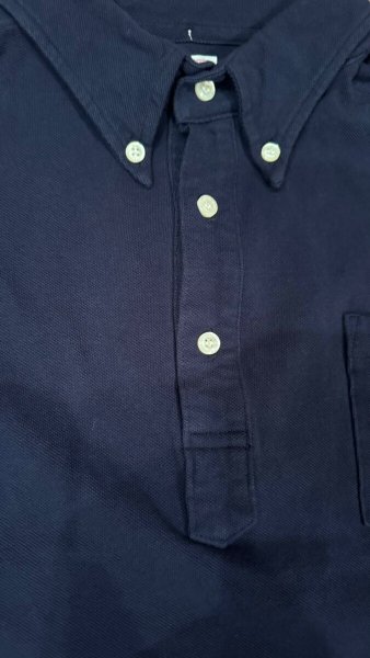 画像7: CUSHMAN(クッシュマン)SEED STITCH B.D POLO  MIXGRAY NAVY WHITE PINK GREEN (7)