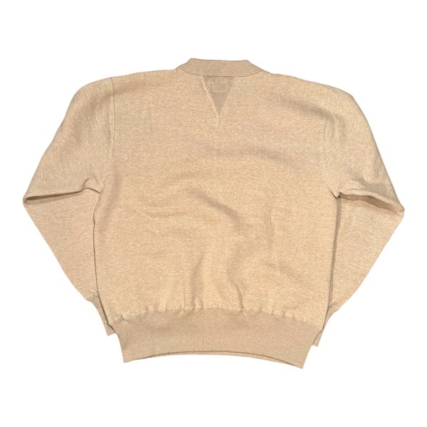 画像2: CUSHMAN(クッシュマン)FLOCKY PRINT SET IN SLEEVE   COLTSスウェット MIX BEIGE (2)