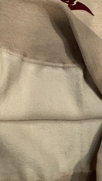 画像8: CUSHMAN(クッシュマン)FLOCKY PRINT SET IN SLEEVE   COLTSスウェット MIX BEIGE (8)
