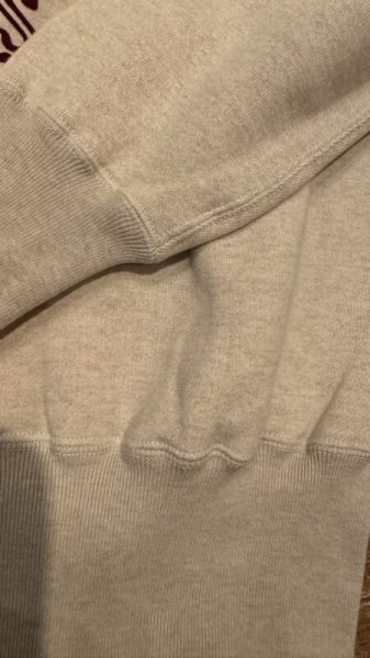 画像7: CUSHMAN(クッシュマン)FLOCKY PRINT SET IN SLEEVE   COLTSスウェット MIX BEIGE (7)