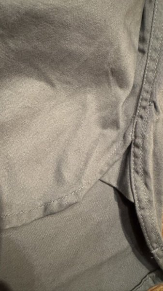 画像6: CUSHMAN  クッシュマンCOTTN SATIN WORK SHIRT グレー (6)