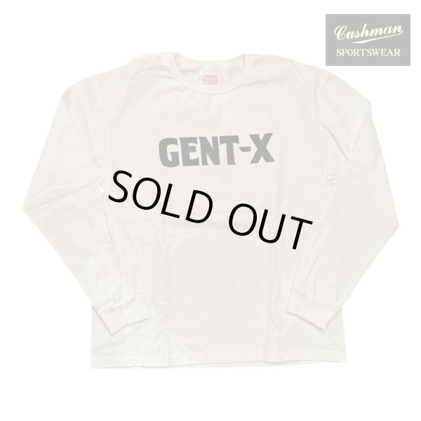 画像1: CUSHMAN  クッシュマンCOTTN GENT-X　L/S　TEE　ホワイト (1)
