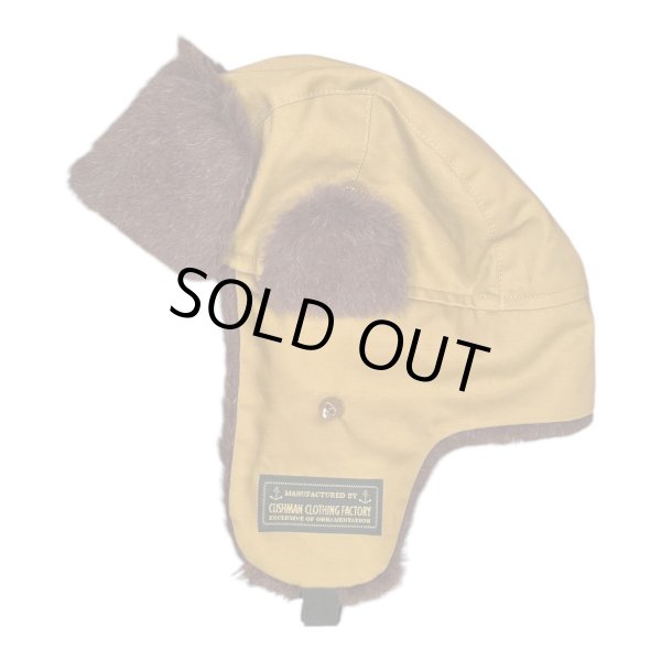 画像4: CUSHMAN(クッシュマン)BACK SATIN AVIATOR CAP CAMEL (4)