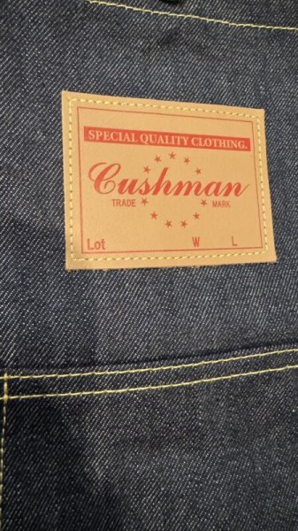 画像3: CUSHMAN クッシュマン 13.5oz XX DENIM SHOULDER BAG   DENIM (3)