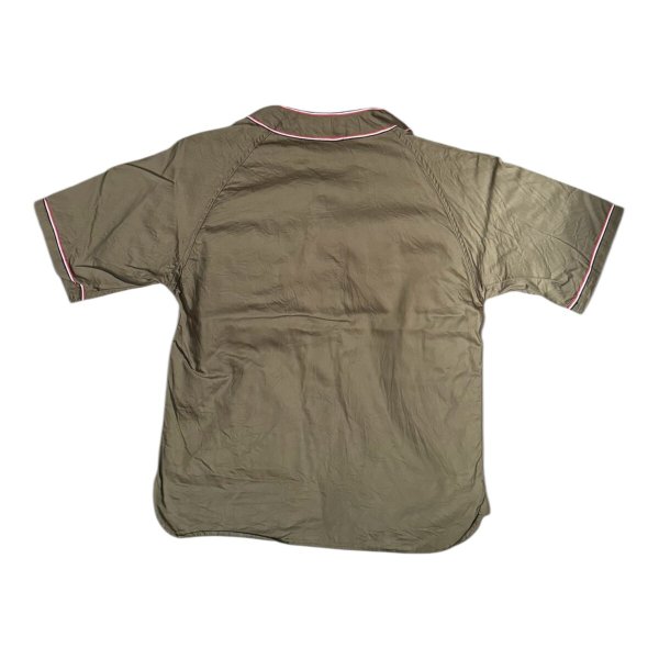 画像8: CUSHMANクッシュマン BASEBALL SHIRT   OFF  OLIVE (8)