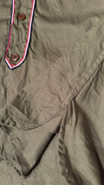 画像11: CUSHMANクッシュマン BASEBALL SHIRT   OFF  OLIVE (11)