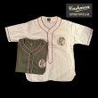 画像1: CUSHMANクッシュマン BASEBALL SHIRT   OFF  OLIVE (1)