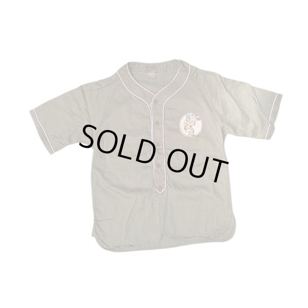 画像7: CUSHMANクッシュマン BASEBALL SHIRT   OFF  OLIVE (7)