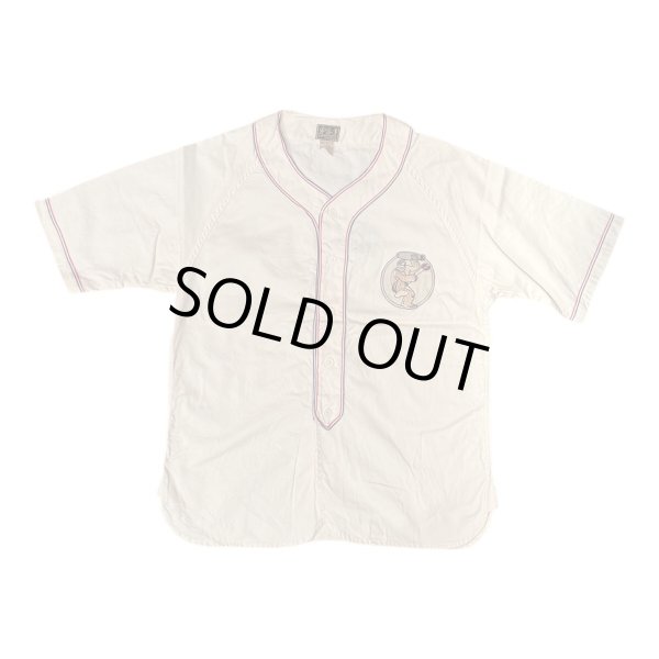 画像2: CUSHMANクッシュマン BASEBALL SHIRT   OFF  OLIVE (2)