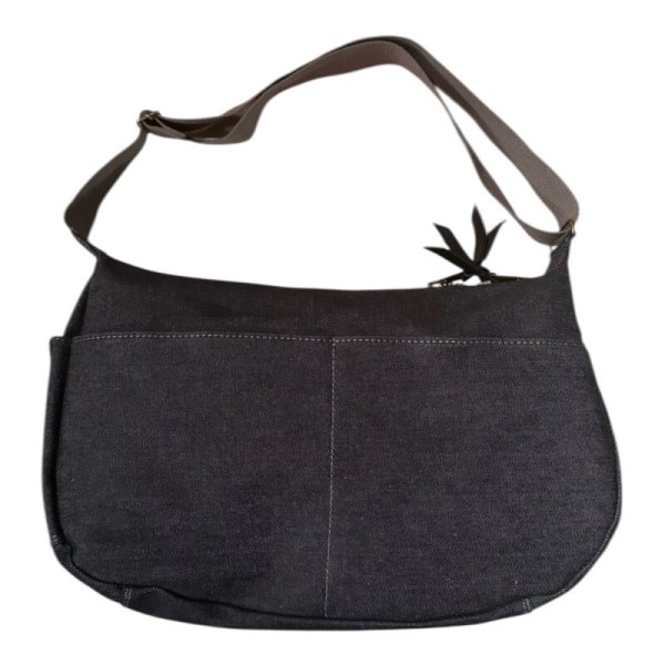 画像2: CUSHMAN クッシュマン　CANVAS MESSENGER BAG　キャンバスメッセンジャーバッグ　13oz DENIM (2)