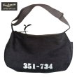 画像1: CUSHMAN クッシュマン　CANVAS MESSENGER BAG　キャンバスメッセンジャーバッグ　13oz DENIM (1)