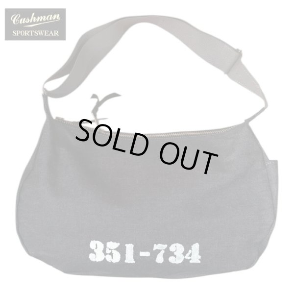 画像1: CUSHMAN クッシュマン　CANVAS MESSENGER BAG　キャンバスメッセンジャーバッグ　13oz DENIM (1)