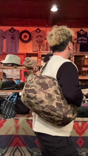 画像8: CUSHMAN クッシュマン　CANVAS MESSENGER BAG　キャンバスメッセンジャーバッグ　DUCK HUNTER CAMO (8)