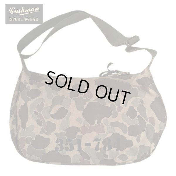 画像1: CUSHMAN クッシュマン　CANVAS MESSENGER BAG　キャンバスメッセンジャーバッグ　DUCK HUNTER CAMO (1)