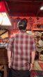 画像8: CUSHMAN クッシュマン　RAYON OMBRE CHECK SHIRT    WINE/GRAY (8)