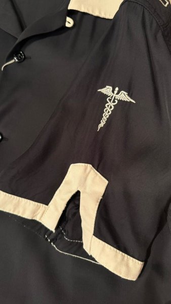 画像8: CUSHMAN クッシュマン　RAYON BOWLING SHIRT  OKINAWA　レーヨンボーリングシャツ (8)