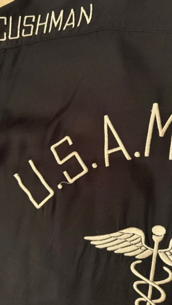 画像4: CUSHMAN クッシュマン　RAYON BOWLING SHIRT  OKINAWA　レーヨンボーリングシャツ (4)