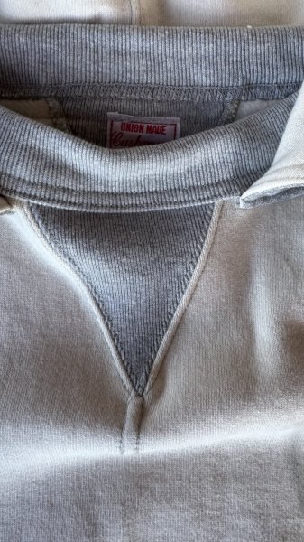 画像4: CUSHMAN(クッシュマン）BOXING　POCKET TWO TONE SWEAT PARKA  ＣＲＥＡＭ／ＭＩＸＧＲＡＹ (4)