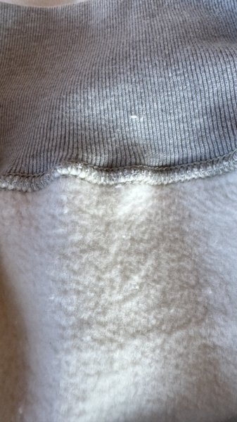 画像7: CUSHMAN(クッシュマン）BOXING　POCKET TWO TONE SWEAT PARKA  ＣＲＥＡＭ／ＭＩＸＧＲＡＹ (7)