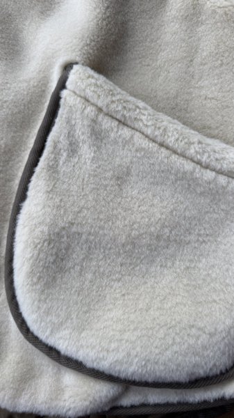 画像6: CUSHMAN　クッシュマン QUILTING&FUR　REVERSIBLE BOA VEST OLIVE/CREAM (6)