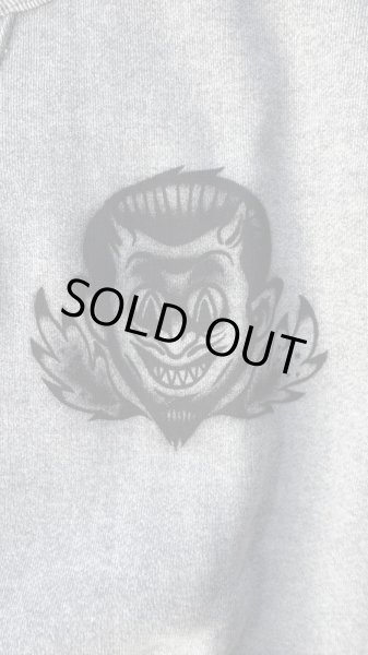 画像6: CUSHMAN(クッシュマン）PRINT SET IN SLEEVE　（HELLonWHEEL)スウェット MIX GRAY (6)