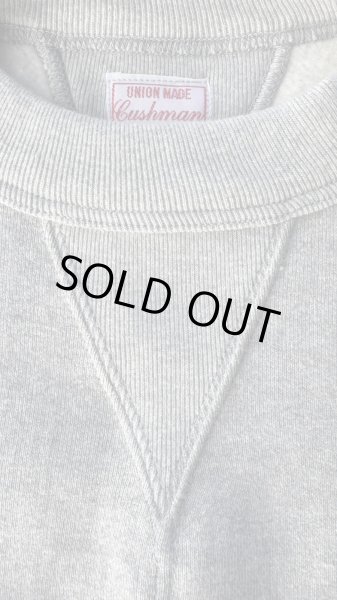 画像5: CUSHMAN(クッシュマン）PRINT SET IN SLEEVE　（HELLonWHEEL)スウェット MIX GRAY (5)