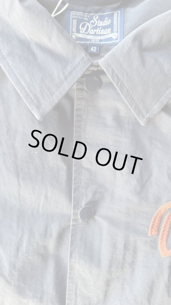 画像5: STUDO D' ARTISAN　COACH JACKET ステュディオ.ダ.ルチザン　６０/４０　クロスコーチジャケット　NAVY (5)