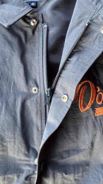 画像7: STUDO D' ARTISAN　COACH JACKET ステュディオ.ダ.ルチザン　６０/４０　クロスコーチジャケット　NAVY (7)