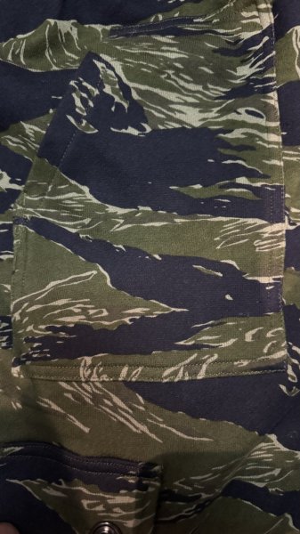 画像7: phillip66 ３０周年記念CUSHMAN（クッシュマン）COSMO　ＰＩＬＥ CARGO　ＳＷＥＡＴ　PANTS　　TIGER CAMO (7)