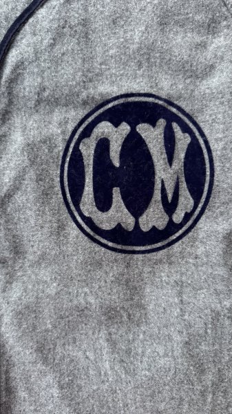画像4: CUSHMANクッシュマン　COTTON FLANNEL BASEBALL SHIRT   MIX　GRAY / NAVY (4)