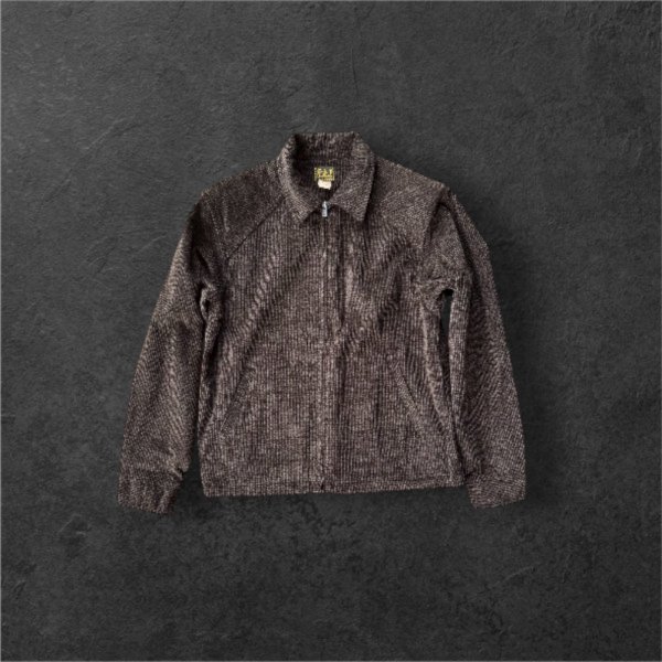 画像9: CUSHMAN(クッシュマン）MIX COUDUROY BLOUSON JACKET 　MIX BLACK /MIX BROWN (9)