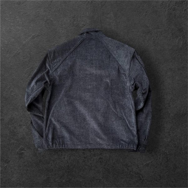 画像3: CUSHMAN(クッシュマン）MIX COUDUROY BLOUSON JACKET 　MIX BLACK /MIX BROWN (3)