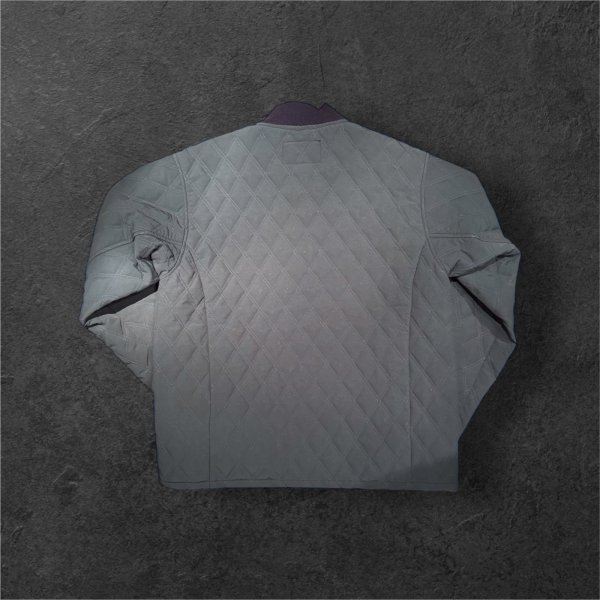 画像2: CUSHMAN(クッシュマン）QUILTING FREEZER JACKET    BLUE GRAY (2)