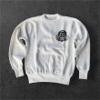画像2: CUSHMAN(クッシュマン）PRINT SET IN SLEEVE　（HELLonWHEEL)スウェット WHITE (2)