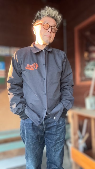 画像2: STUDO D' ARTISAN　COACH JACKET ステュディオ.ダ.ルチザン　６０/４０　クロスコーチジャケット　NAVY