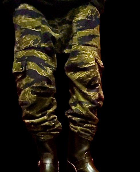 画像2: phillip66 ３０周年記念CUSHMAN（クッシュマン）COSMO　ＰＩＬＥ CARGO　ＳＷＥＡＴ　PANTS　　TIGER CAMO (2)