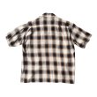 画像3: CUSHMAN クッシュマン　 OMBRE CHECK SHIRT    BROWN/WHITE (3)